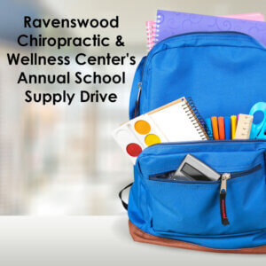 Ravenswood Chiropractic in Chicago Filling Up BackPacks With School Supplies for 2017 School Supply Drive