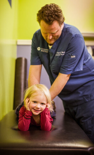 Lincoln Square Chiropractor for Children provides gentle adjustment for toddler