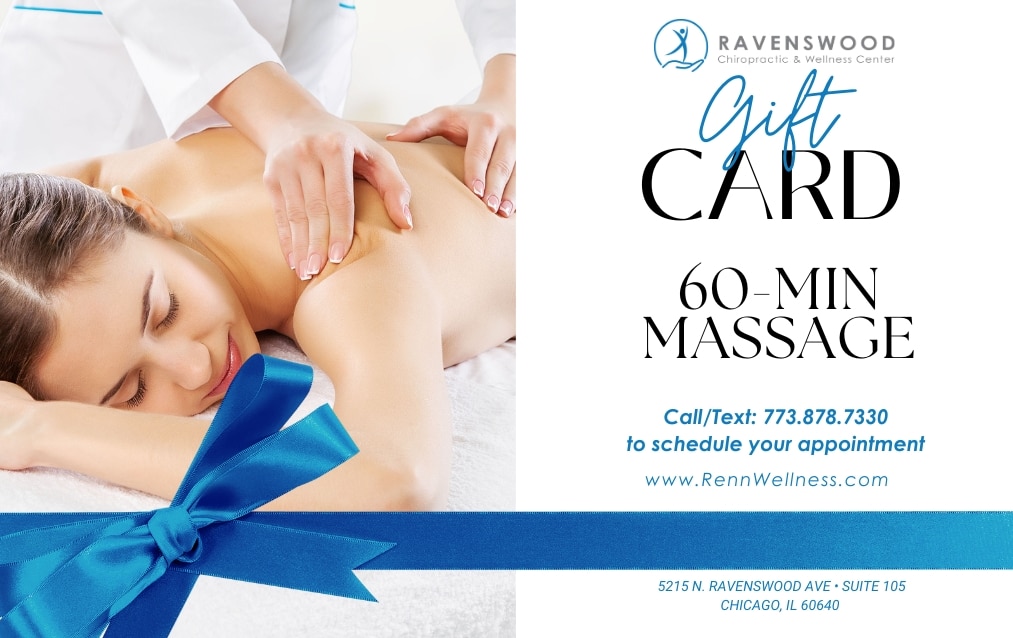 One Hour Massage Gift Card in Chicago Available for Download